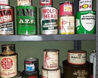 Vintage Advertising Cans