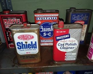 Vintage Advertising Cans