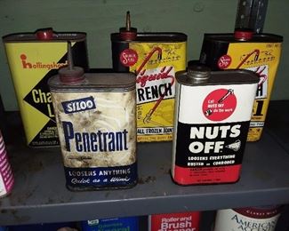 Vintage Advertising Cans