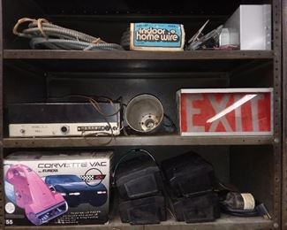 Glass Front Panel Exit Sign