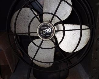 Vintage Zero Cast Iron Fan