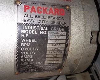 Packard Bench Grinder
