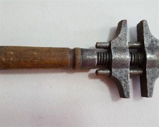 Goldenberg wood-handled nut wrench