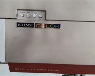 1974 Sony Color Video Camera DXC-5000BP for TV studio