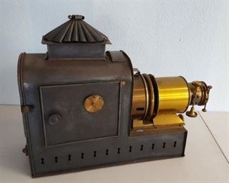Antique Magic Lantern slide projector