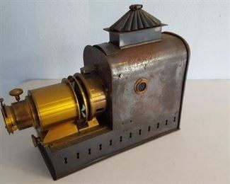 Antique Magic Lantern slide projector