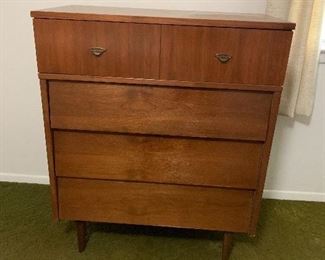harmony house 1950's modern danish chest of drawers