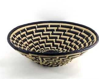 woven basket bowl