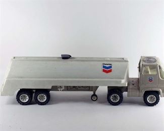 Chevron toy semi truck