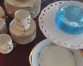 Hand painted China from the turn of the century.