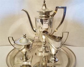 Wilcox and Wagner sterling tea set