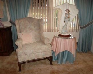 wingback chair
