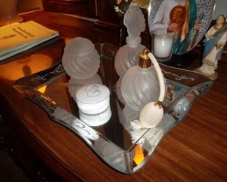 tray mirror dressing tray