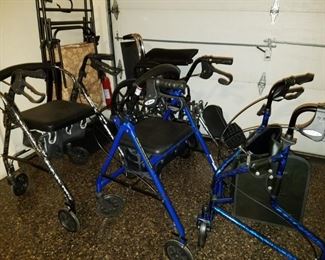 mobility devices, wheelchair and rollators