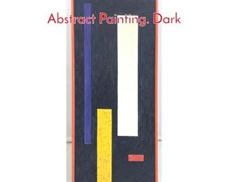 Lot 778 MURIEL Textured Modernist Abstract Painting. Dark