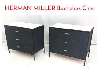 Lot 790 Pr GEORGE NELSON for HERMAN MILLER Bachelors Ches