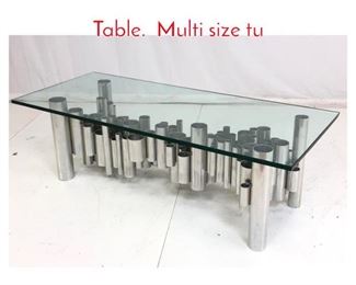 Lot 832 70s Modern Coffee Cocktail Table. Multi size tu