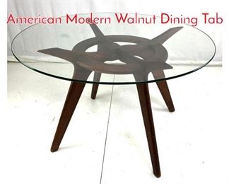 Lot 866 ADRIAN PEARSALL American Modern Walnut Dining Tab