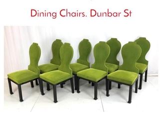 Lot 869 Set 8 Designer Modernist Dining Chairs. Dunbar St