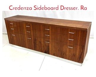 Lot 884 Danish Modern Teak Credenza Sideboard Dresser. Ra