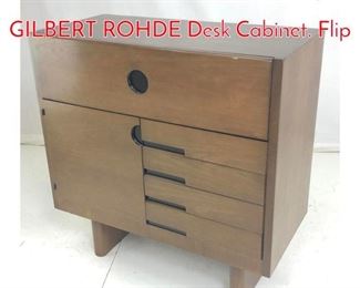 Lot 932 HERMAN MILLER by GILBERT ROHDE Desk Cabinet. Flip