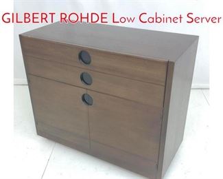 Lot 933 HERMAN MILLER by GILBERT ROHDE Low Cabinet Server