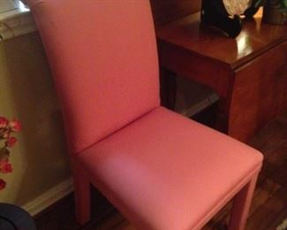 One of two matching parsons chairs