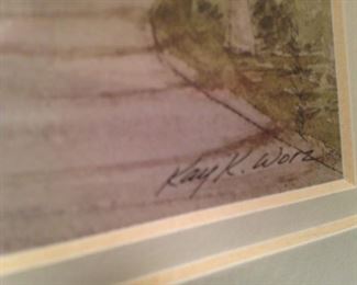 Artist Kay K. Worz ( Fine Artist/watercolor/cloisonne enamel Cincinnati, Ohio Area Arts and Crafts) 