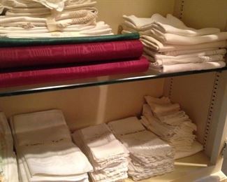 Formal linen napkins