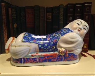 Antique Chinese porcelain  pillow (hand painted)