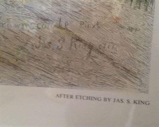  After Etching by Jas. S. King