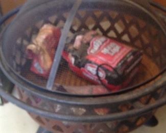 Fire pit---- warm your feet .  .  . 