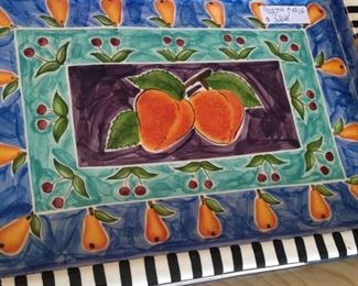 Colorful serving tray