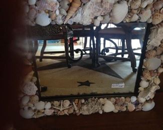 Mirror surrounded in shells