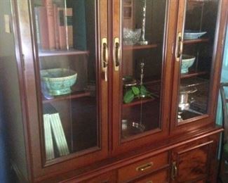 Fine looking display/china/book cabinet