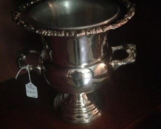 Silver plate champagne bucket