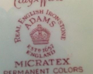 Adams Calyx Ware Real - English Ironstone