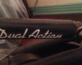 Dual Action exercise bike - takes up very  little room