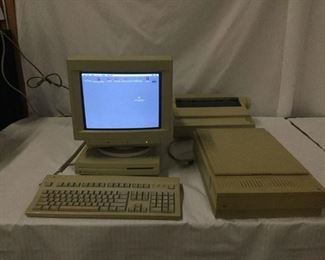 Lot 247  - Macintosh LC III Computer with Keyboard, Multiple Scan 15 Display, ImageWriter II, and Scanner