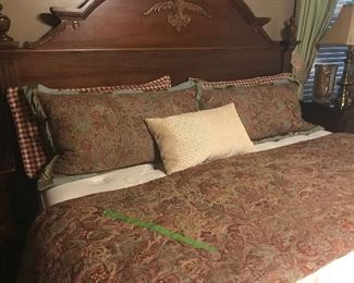 Custom made King size bedding