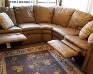 Lazy Boy sectional with recliners on both ends