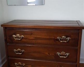 Three drawer chest of drawers
