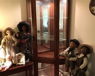 Lighting Corner Display Curio (2 available)