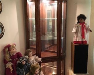 Lighting Corner Display Curio (2 available)