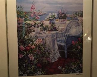 Framed Art Print Signed by Susan Rios