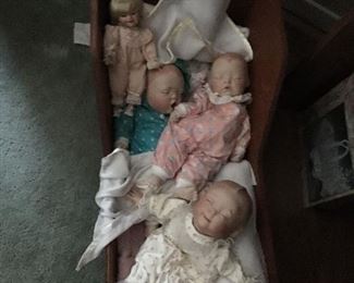 Antique Wooden Cradle