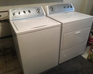 Whirlpool Washer & Gas Dryer, almost new, very clean, barely used