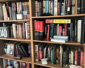 Books, history, religious, political, cook and more