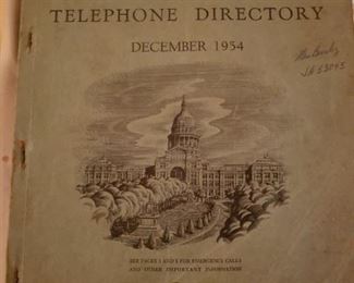 1954 Austin Phone Book