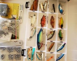 Enough Fishing stuff for 100 men